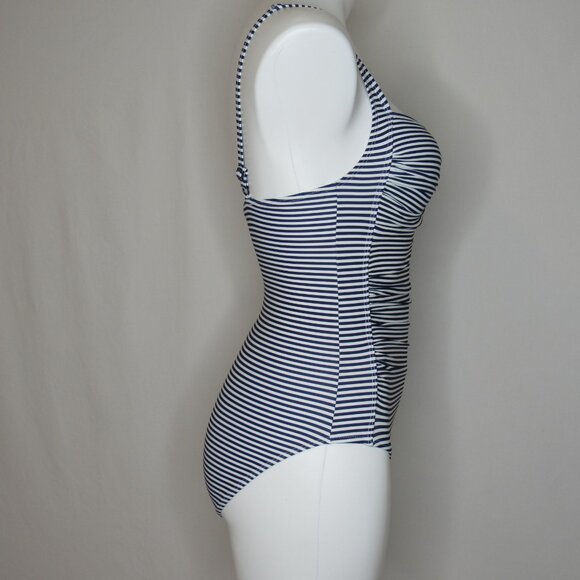 Nip Tuck Sorrento Stripe JOANN One Piece Blue Swimsuit Women's 6 - Picture 4 of 9